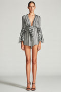 PHOENIX TIE FRONT PLAYSUIT